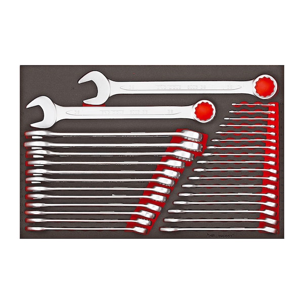 TTESP31 - 31 Piece Metric Combination Wrench Set in EVA